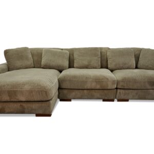 Mena Sectional in Dark Beige