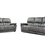 Mahi Sofa & Loveseat in Printed Gray