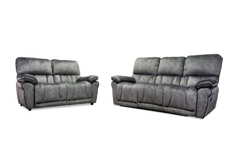 Mahi Sofa & Loveseat in Printed Gray