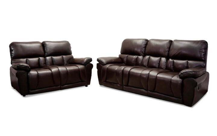 Mahi Sofa & Loveseat in Brown