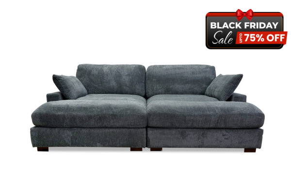 Brair Sectional in Dark Gray - BF