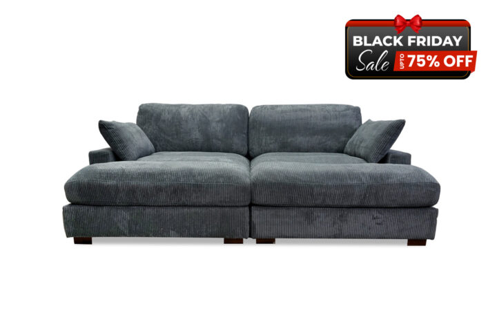 Brair Sectional in Dark Gray - BF