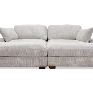 Brair Sectional In Light Gray