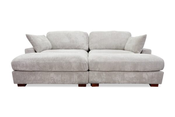Brair Sectional In Light Gray