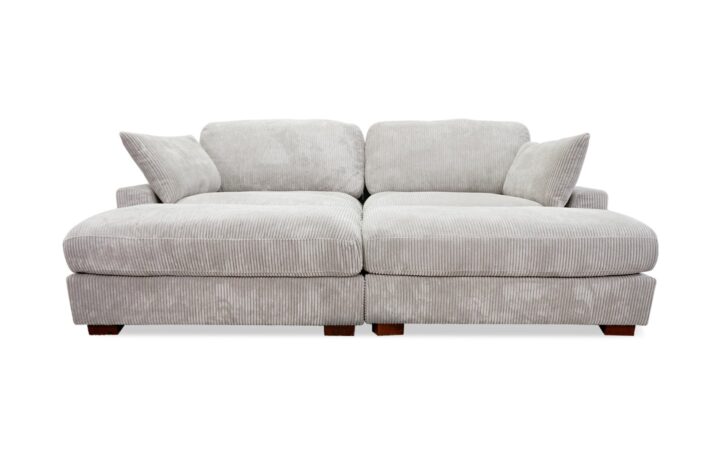 Brair Sectional In Light Gray