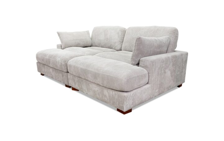 Brair Sectional In Light Gray