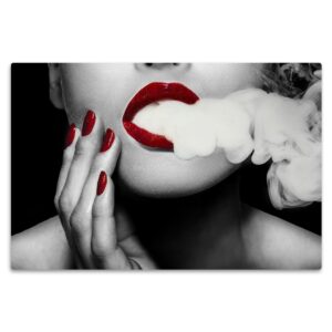 Smoking Red Lips