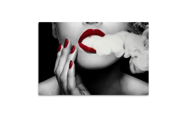 Smoking Red Lips