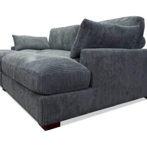 Brair Sectional In Dark Gray