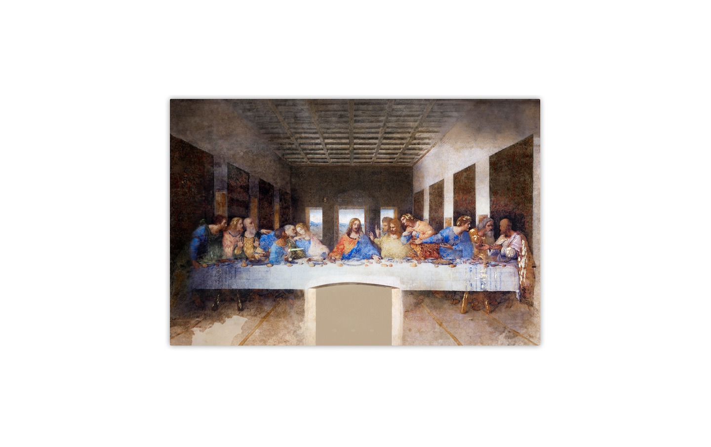 Art – Tempered Glass & Foil – Last Supper (60