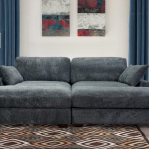 Brair Sectional In Dark Gray