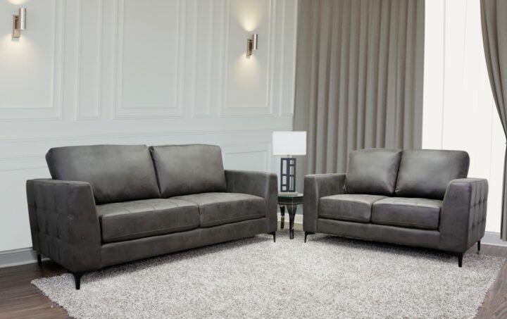 Zepp Sofa & Loveseat in Gray