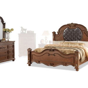 Destiny Bed, Dresser and Mirror