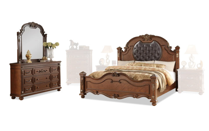 Destiny Bed, Dresser and Mirror