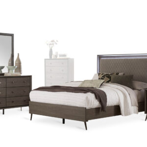 Walton Bed, Dresser, Mirror and Nightstand