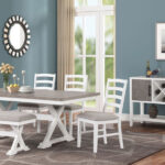 Bowser Dining Room Set in White