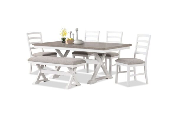 Bowser Dining Room Set in White