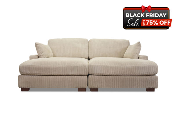 Brair Sectional in Beige - BF