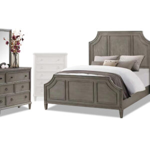 Lore Bed, Dresser, Mirror and Nightstand