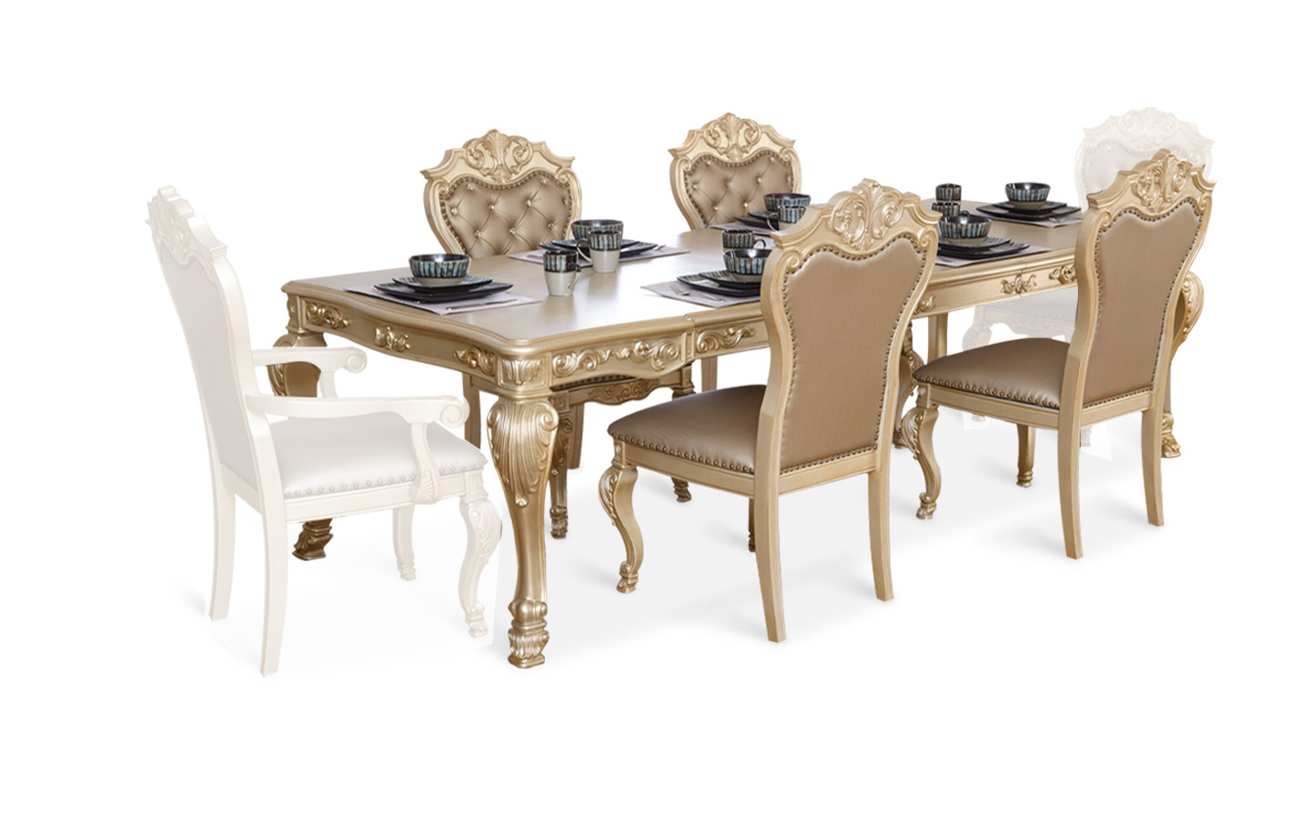 Miranda Dining Table and 4 Chairs