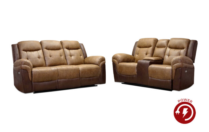 Sara Reclining Sofa and Loveseat