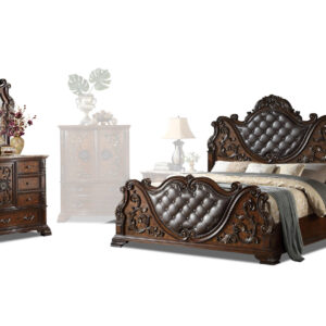 Santa Monica Bed, Dresser and Mirror