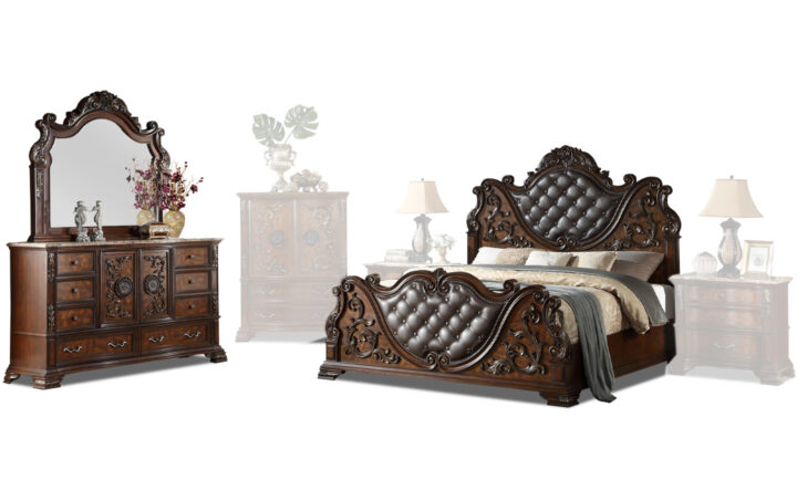 Santa Monica Bed, Dresser and Mirror