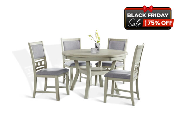 Amherst Dining Room Set in White - BF