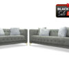 Ashley Sofa and Loveseat in Light Gray - BF