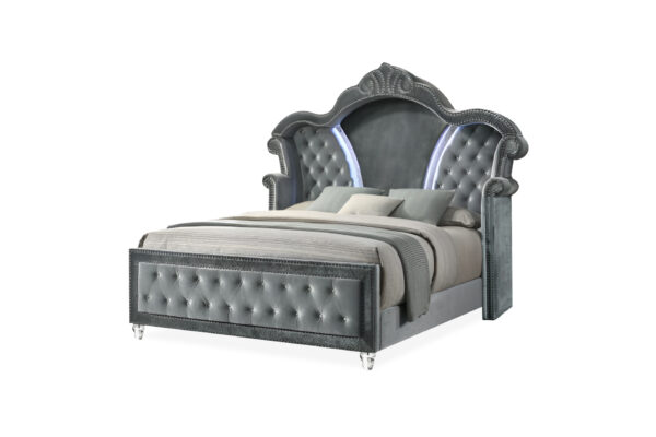 Helen Bed in Gray