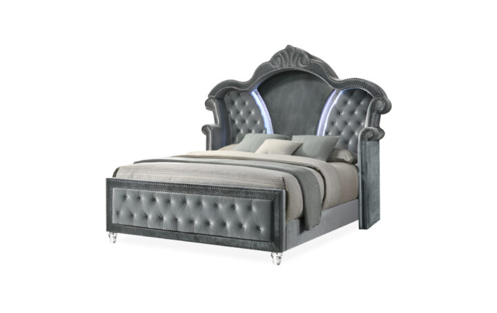 Helen Bed in Gray