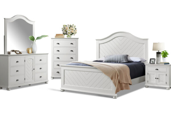 Kano full bedroom set in white