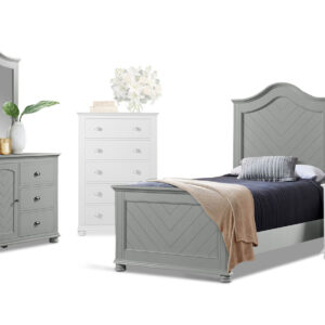 Kano Twin Bed, Dresser and Mirror