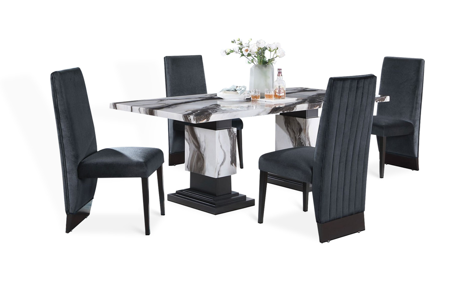 Knightdale Dining Table and 4 Chairs