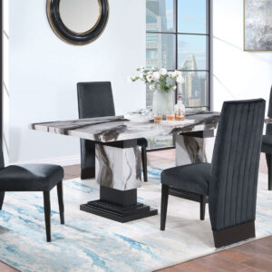 Knightdale Dining Table and 4 Chairs Set Lifestyle