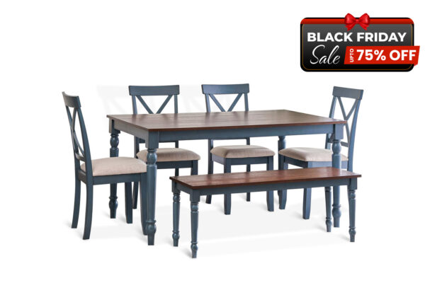 Lafayette Dining Room Set in Blue - BF