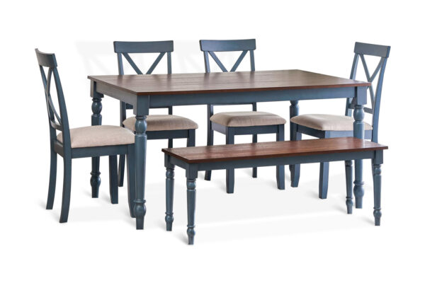 Lafayette Dining Room Set in Blue