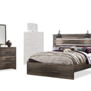 Linwood bed, dresser and mirror