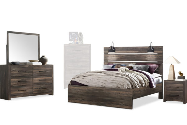 Linwood bed, dresser, mirror and nightstand