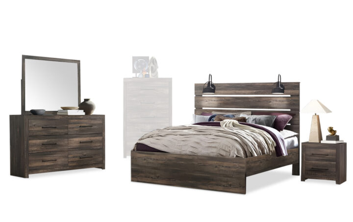 Linwood bed, dresser, mirror and nightstand
