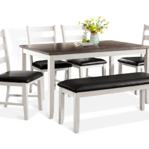 Martin White Dining Set