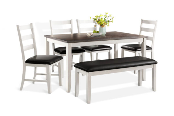 Martin White Dining Set