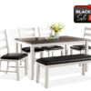 Martin Dining Room Set in White - BF