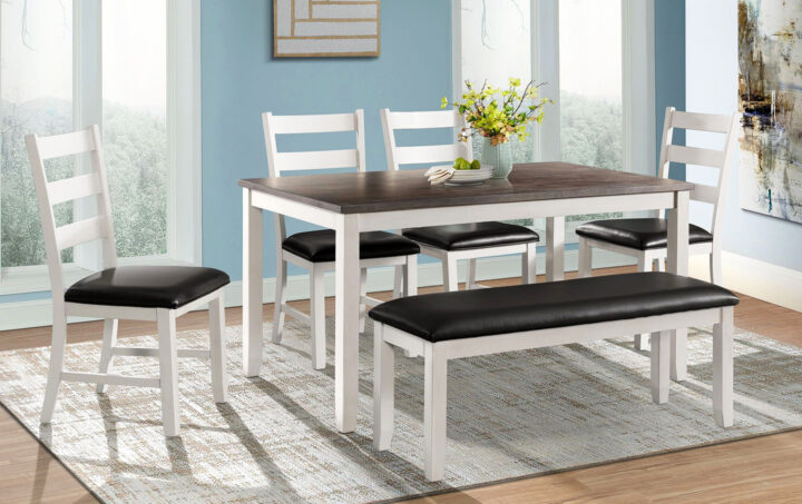 Martin White Dining Set Lifestyle