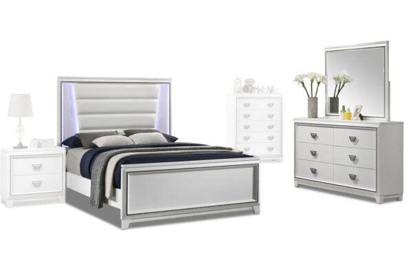 Moondance Bed, Dresser and Mirror