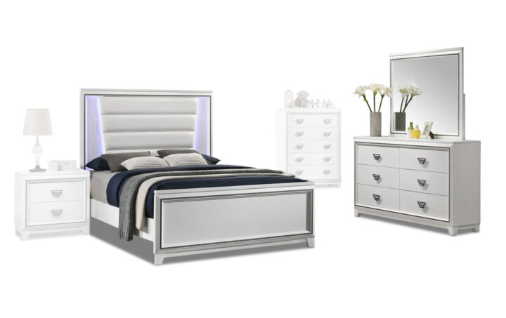 Moondance Bed, Dresser and Mirror