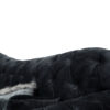 Scarlett Sofa and Loveseat in Black Closeup - 01