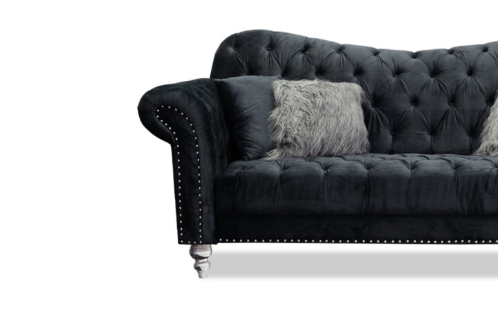 Scarlett Sofa in Black - 02