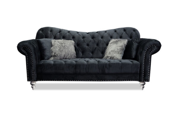 Scarlett Sofa in Black - 01