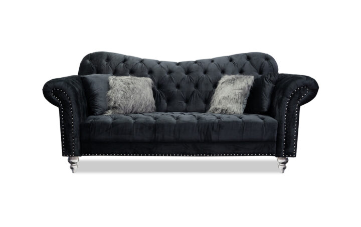 Scarlett Sofa in Black - 01